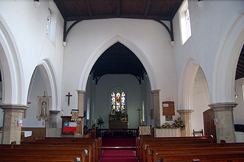 The interior looking east March 2011